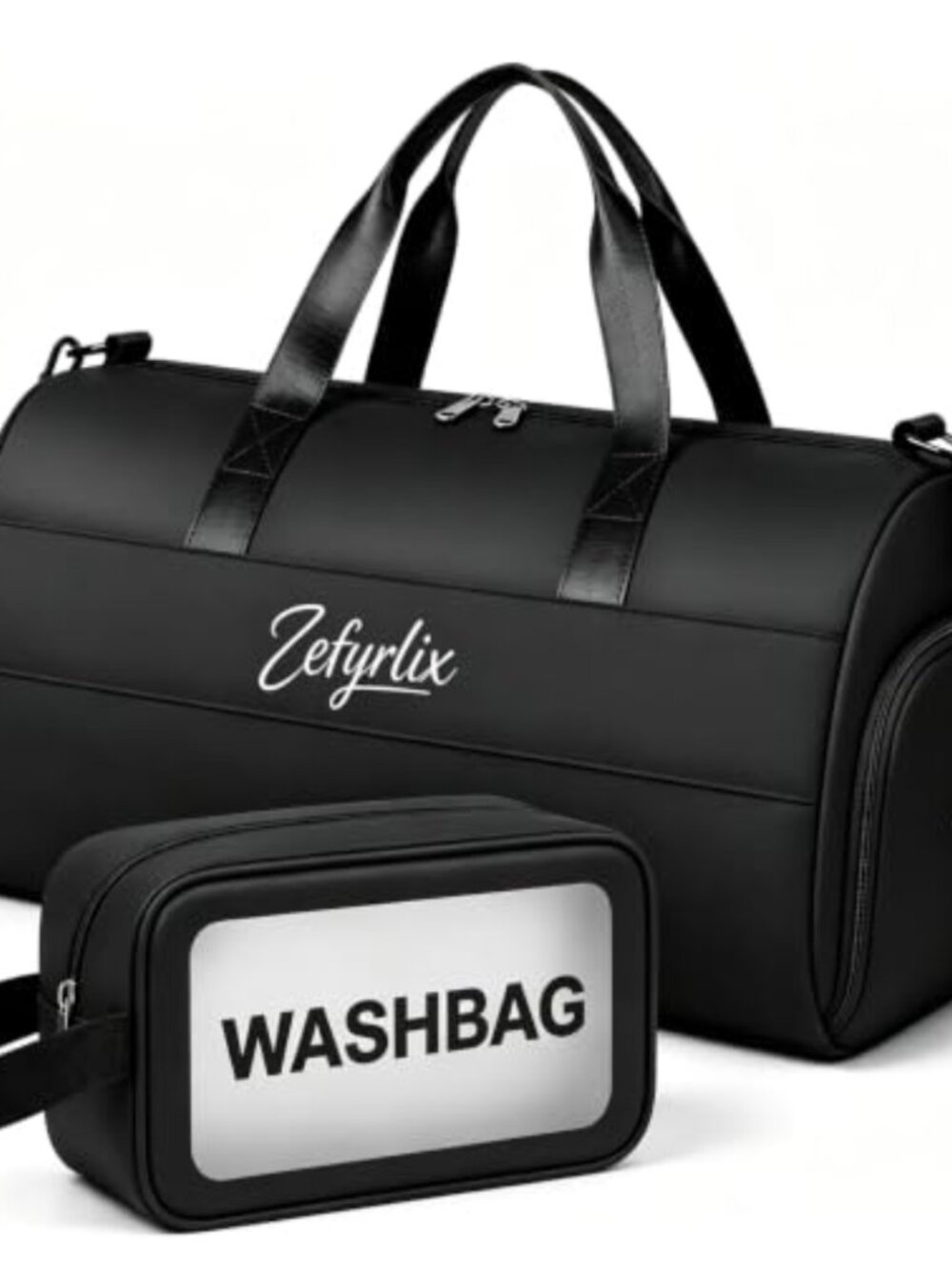 3-in-1 Gym Bag with Waterproof Compartments & Shoe Pocket